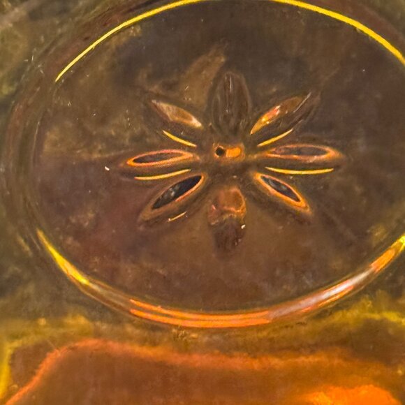 Antique Glassboro Amber Glass Bottle Embossed With Cork Closure Wheaton NJ - Picture 4 of 7